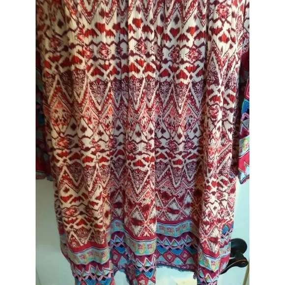 Michael Michael Kors Top Multicolored Boho Tassels Sz S Bust 34 Length 30 - Picture 3 of 9